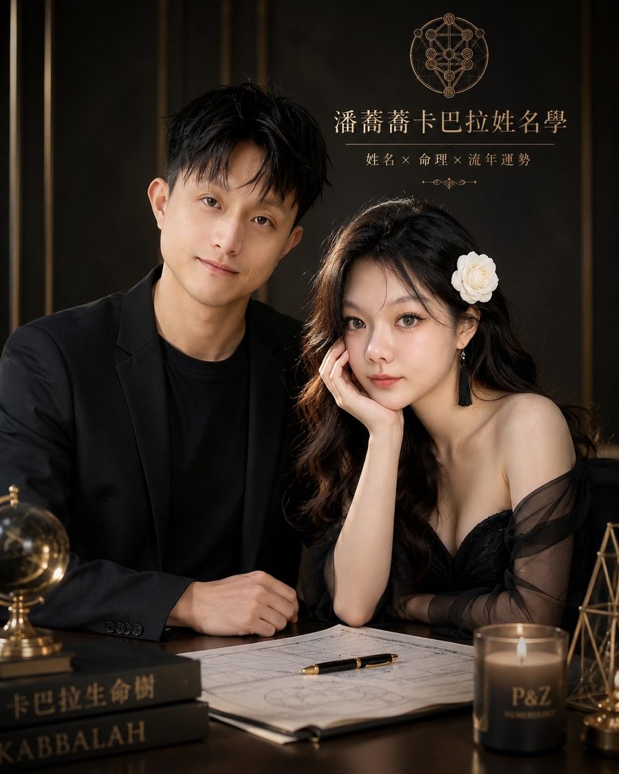 潘蕎蕎卡巴拉姓名學 形象照
